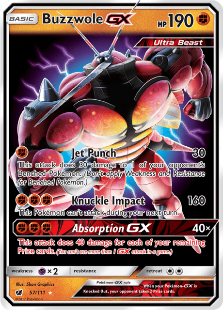 Buzzwole GX Crimson Invasion