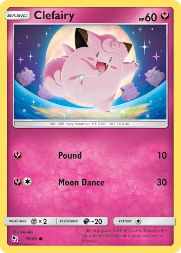 Clefairy, Hidden Fates (TCG, 2018)
