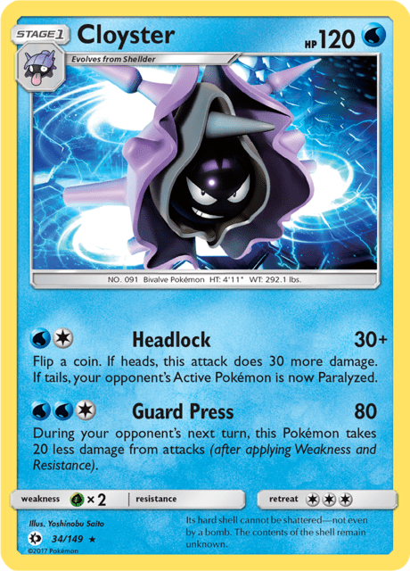 Cloyster Sun&Moon