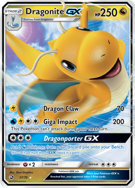 Dragonite GX Dragon Majesty