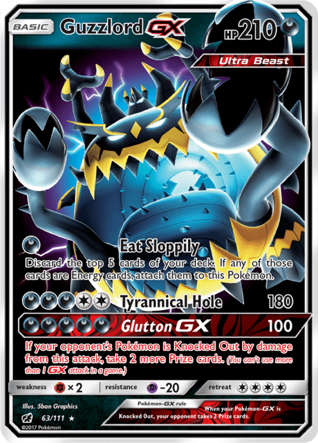 Guzzlord GX Crimson Invasion