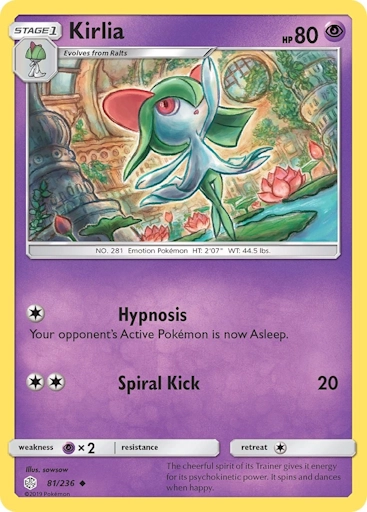 Kirlia Cosmic Eclipse (TCG, 2019)