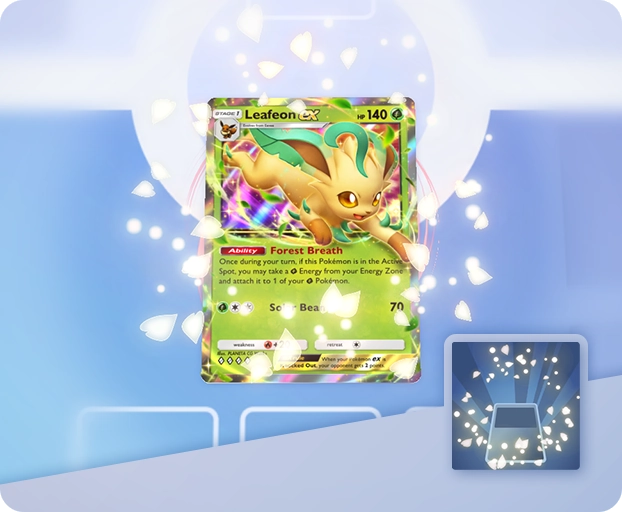 Leafeon ex Petals Flair: White (Battle) Flair