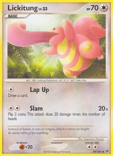 Lickitung Majestic Dawn (TCG, 2008)
