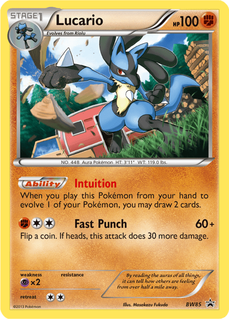 Lucario Black&White Promos