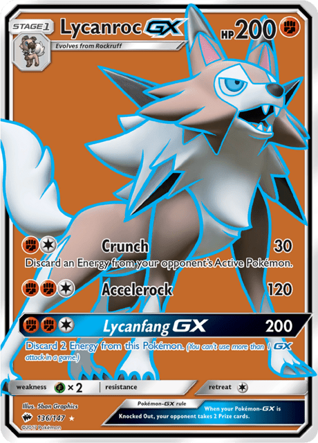 Lycanroc GX Burning Shadows
