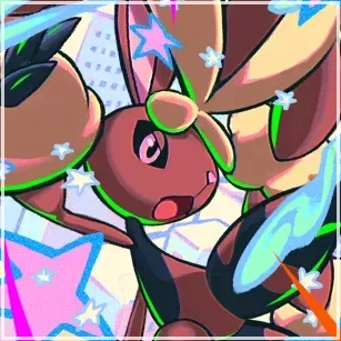 Mega Lopunny ex Special Art Rare · Crimson Blaze (B1a) #85