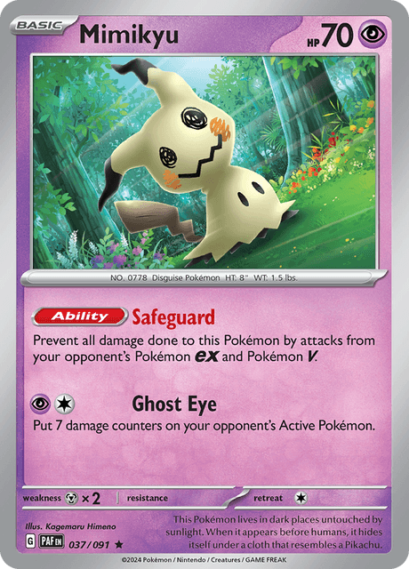 Mimikyu Paldean Fates