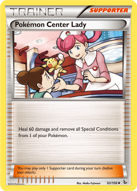 Pokémon Center Lady Flashfire