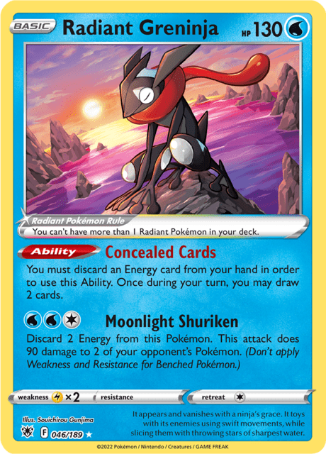 Radiant Greninja Astral Radiance