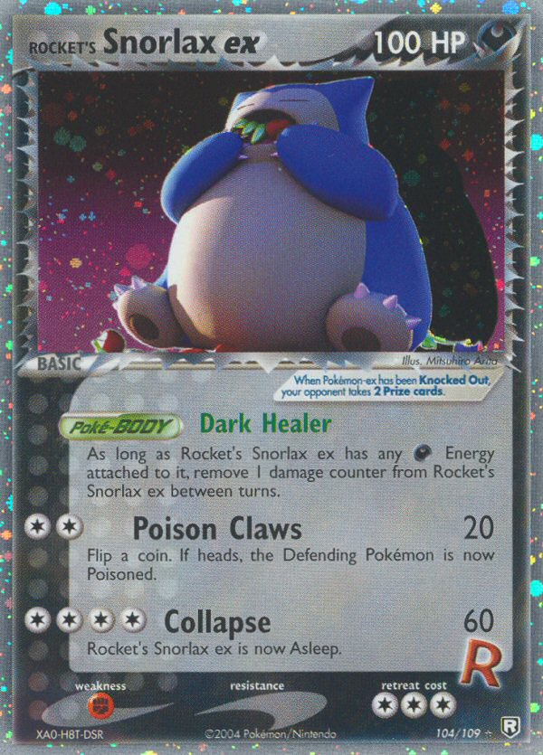 Rocket Snorlax ex Team Rocket Returns