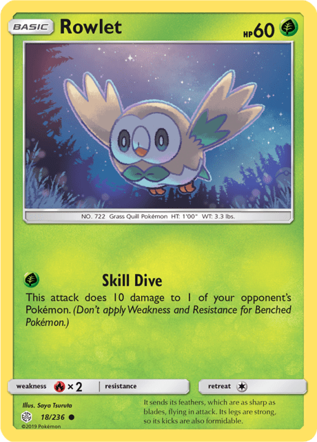 Rowlet Cosmic Eclipse