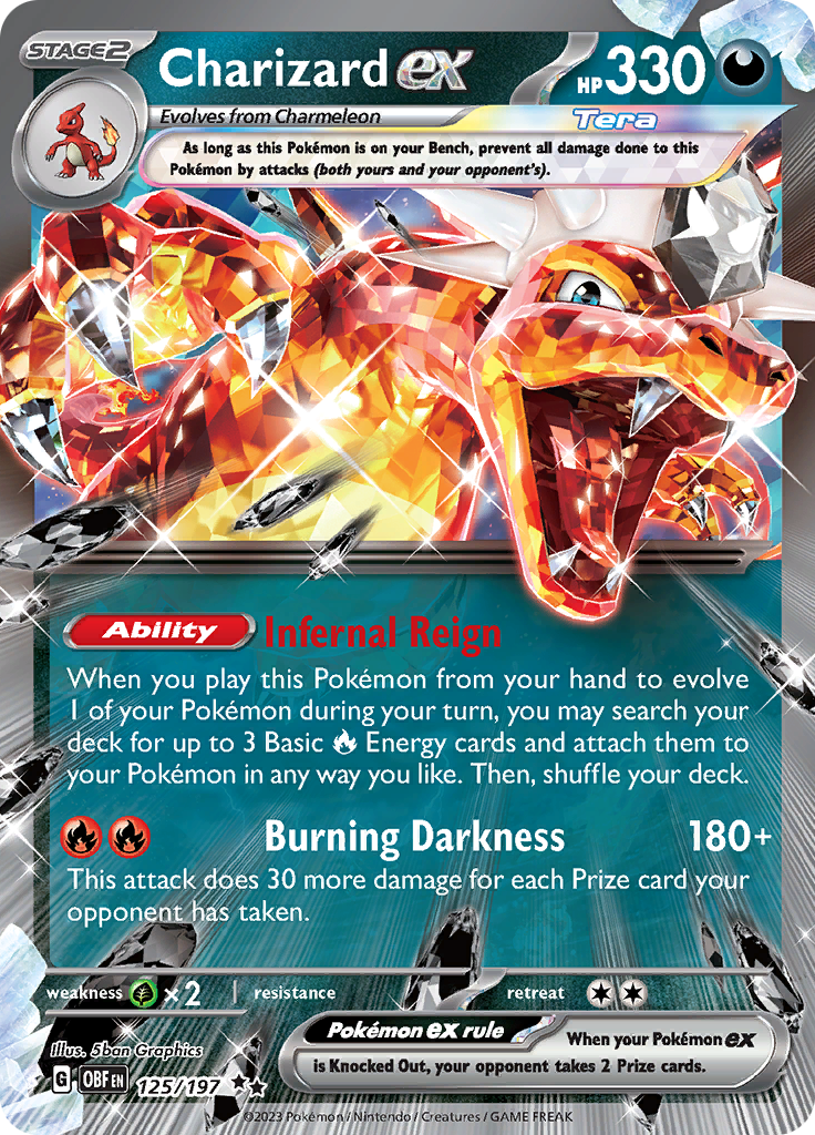 Charizard ex Pokémon TCG Obsidian Flames