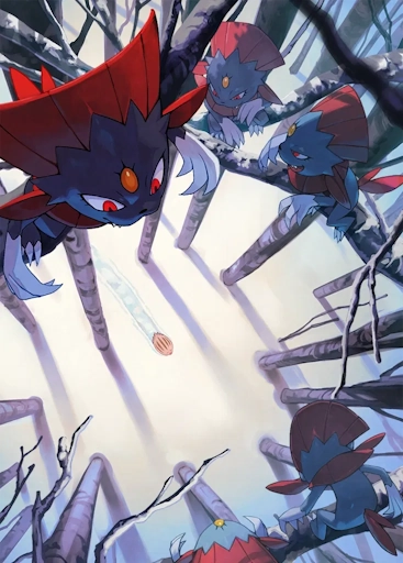 Weavile ex Illustration Full art