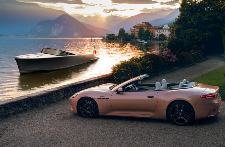 Maserati Tridente Electric Boat and Car