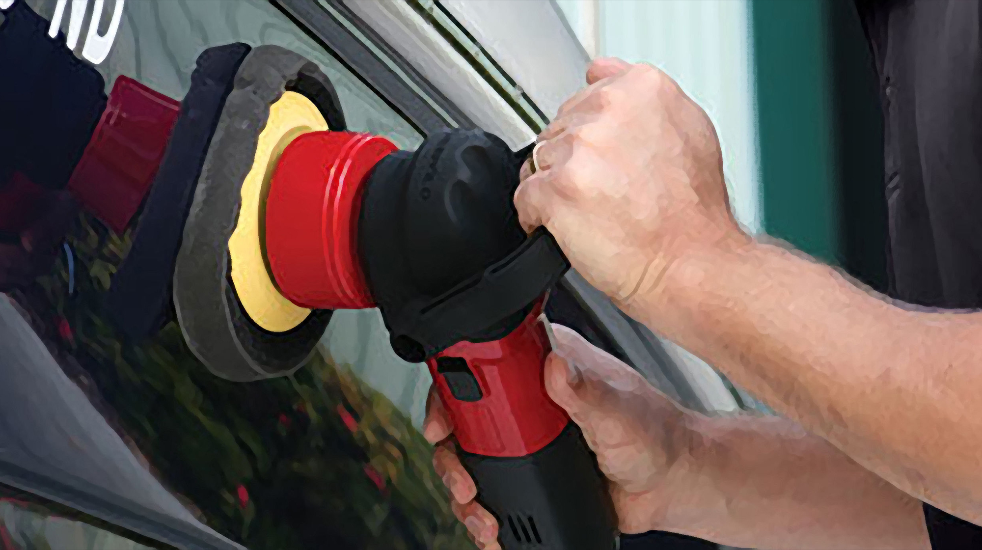 prm-buff-hull rotary buffing tool