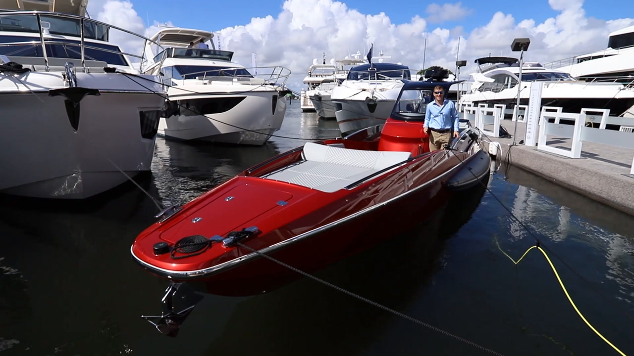 Sunseeker Hawk 38 at FLIBS2019