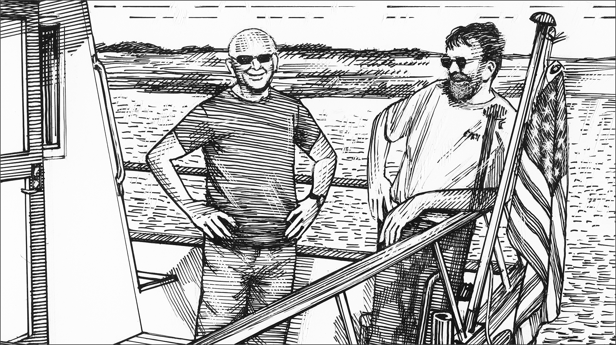 prm_Portrait of Richard Thiel and Bill Pike