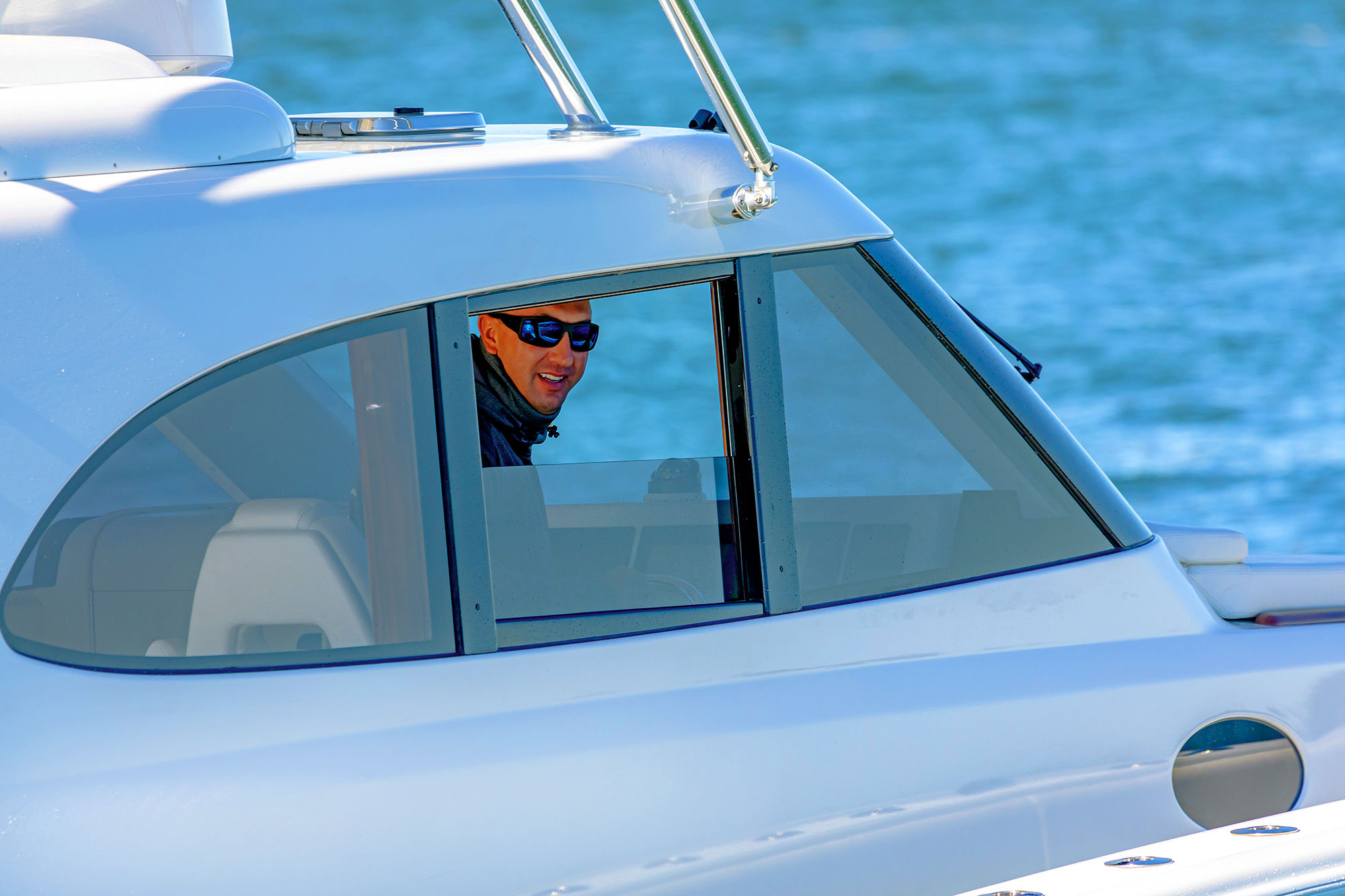 Vinnie LaSorsa at the helm of Last Mango