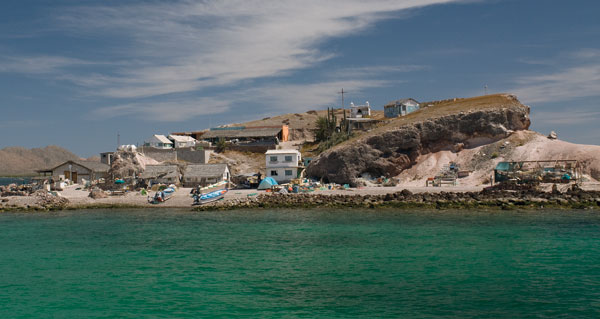 la-paz-sea-of-cortez-g1.jpg promo image Isla Coyote, an islet where some 30 Mexican fishermen somehow manage to live in peace and harmony.