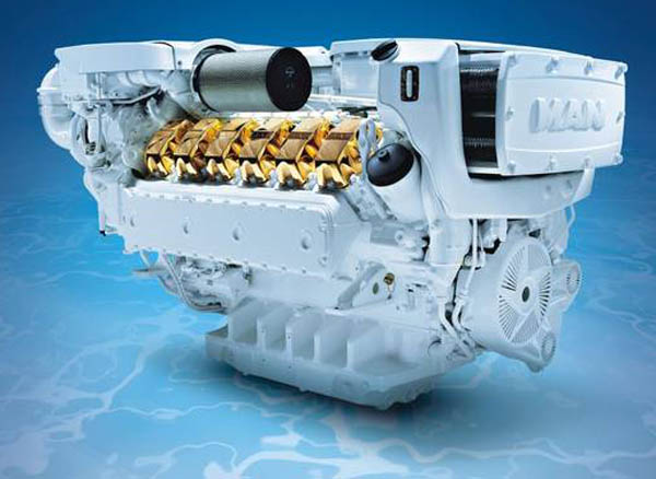MAN V12-1650 Diesel engine
