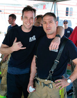 Brandon Bartlett, left, and Gary Dolins Brandon Bartlett, left, and Gary Dolins