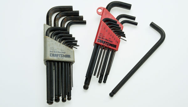 Ball-End Hex Allen Wrenches