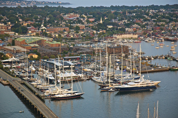 Newport Shipyard, in Newport, Rhode Island