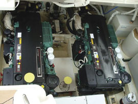 Tiara 4300 Sovran - engines