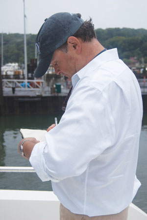 This is how we remember the details—taking notes on a recent test. – Photo by John V Turner This is how we remember the details—taking notes on a recent test. - Photo by John V Turner