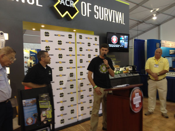 Kevin Keith tells his story of survival at the 2013 Ft. Lauderdale International Boat Show.