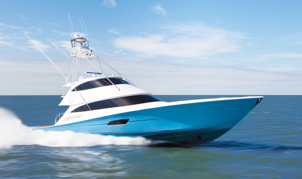 Viking’s latest and largest launch to date, the behemoth 92 Convertible, is a favorite at shows. Viking’s latest and largest launch to date, the behemoth 92 Convertible, is a favorite at shows.