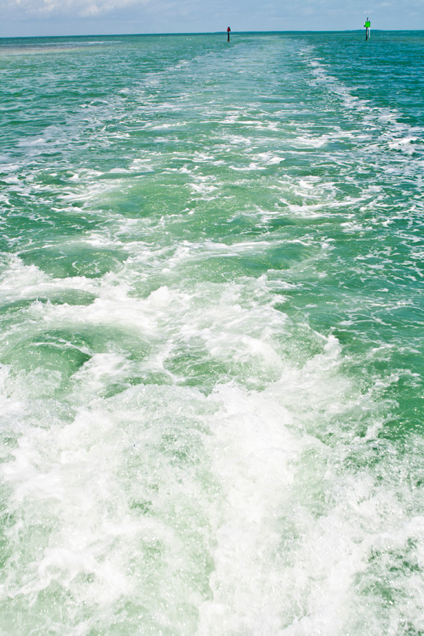 Boat wake