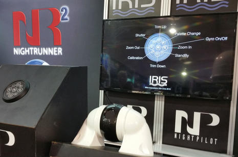 Iris NightPilot thermal camera at Fort Lauderdale Boat Show 2015 Iris NightPilot thermal camera at Fort Lauderdale Boat Show 2015