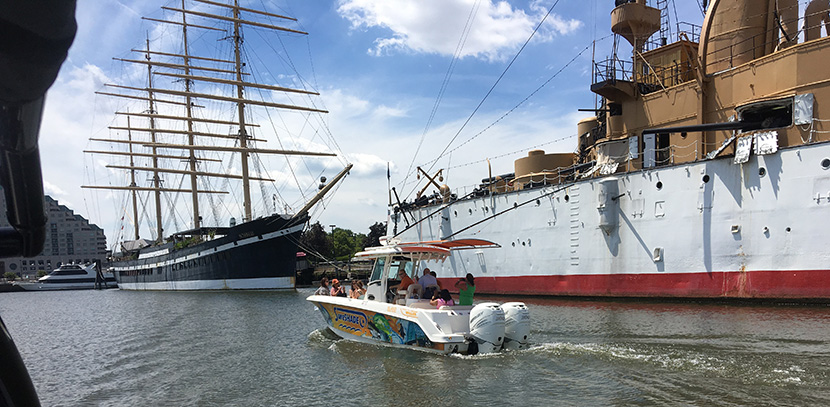 boat ride at the 2016 DNC