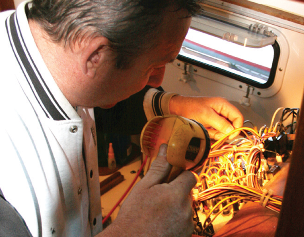 With the back of the electrical panel open, Zaricor encounters a true head-scratcher.