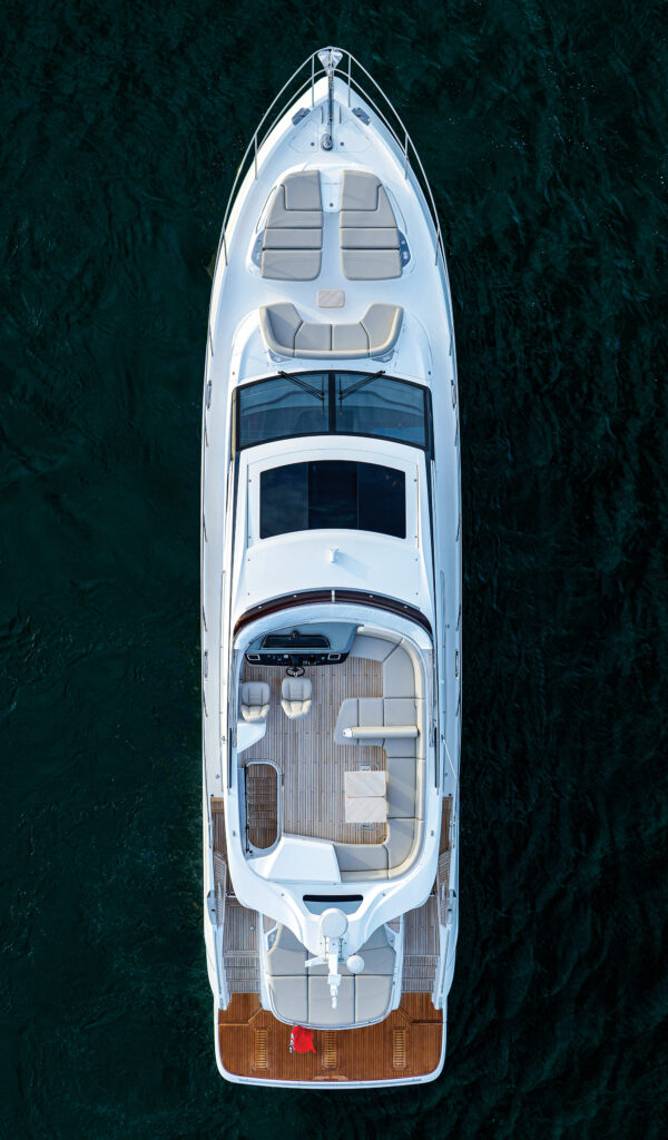 Princess S65 seen from directly above.