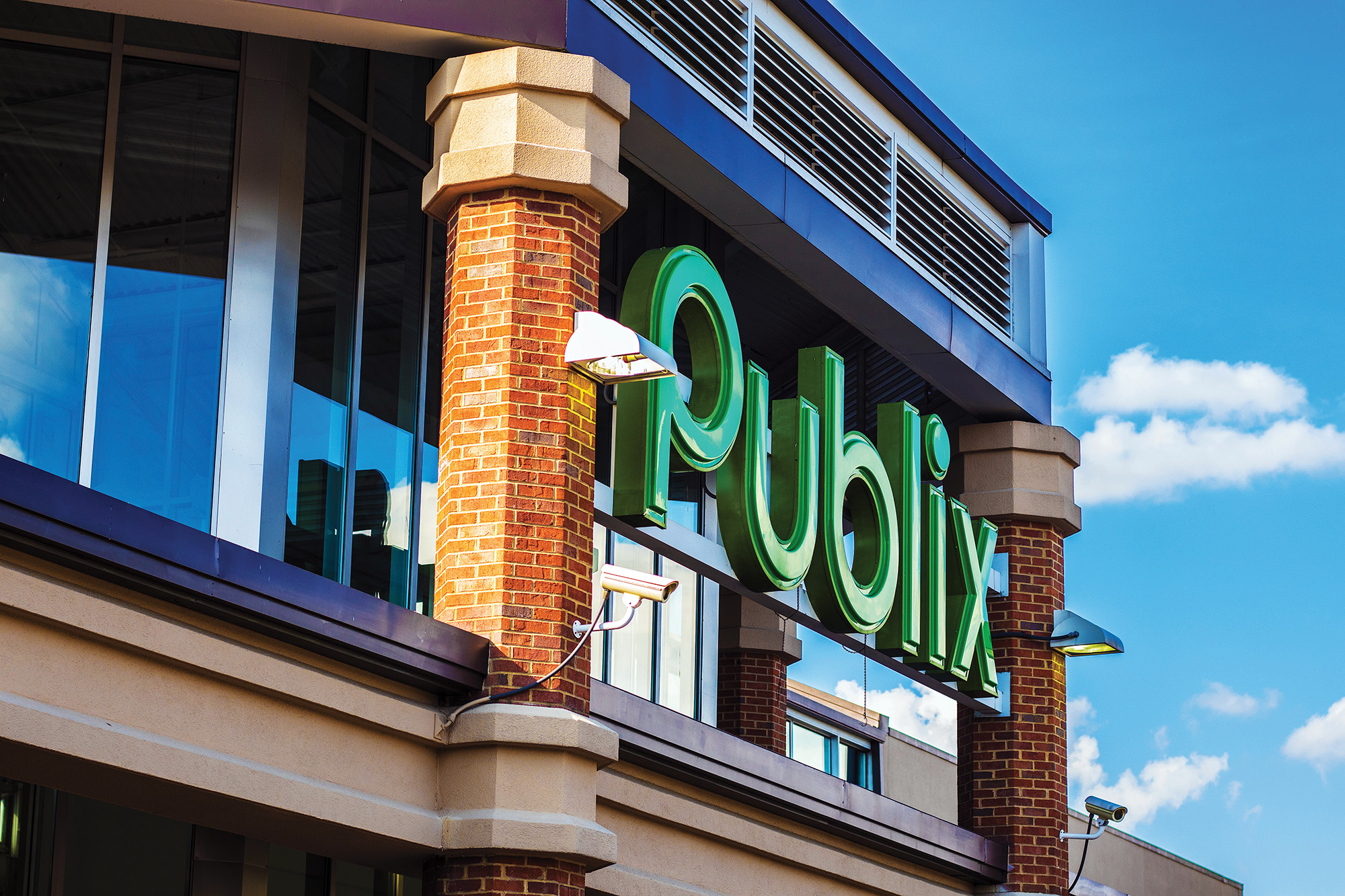 Publix sign on building