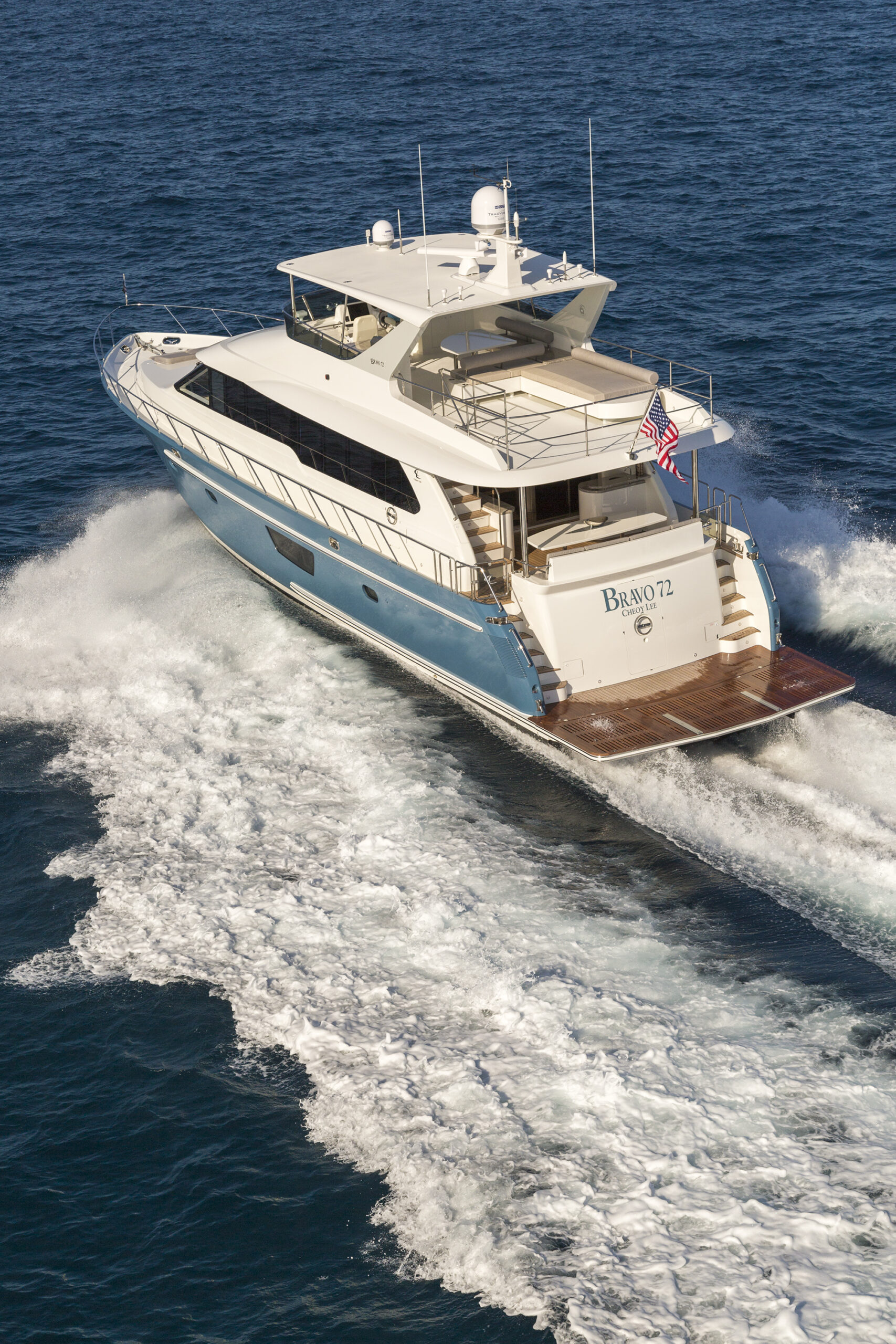 Cheoy Lee Bravo 72 Aerial 8681 ©JimRaycroft