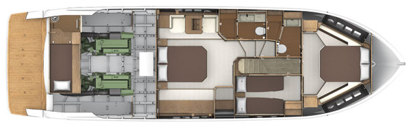 Absolute 55 Fly - Lower Deck