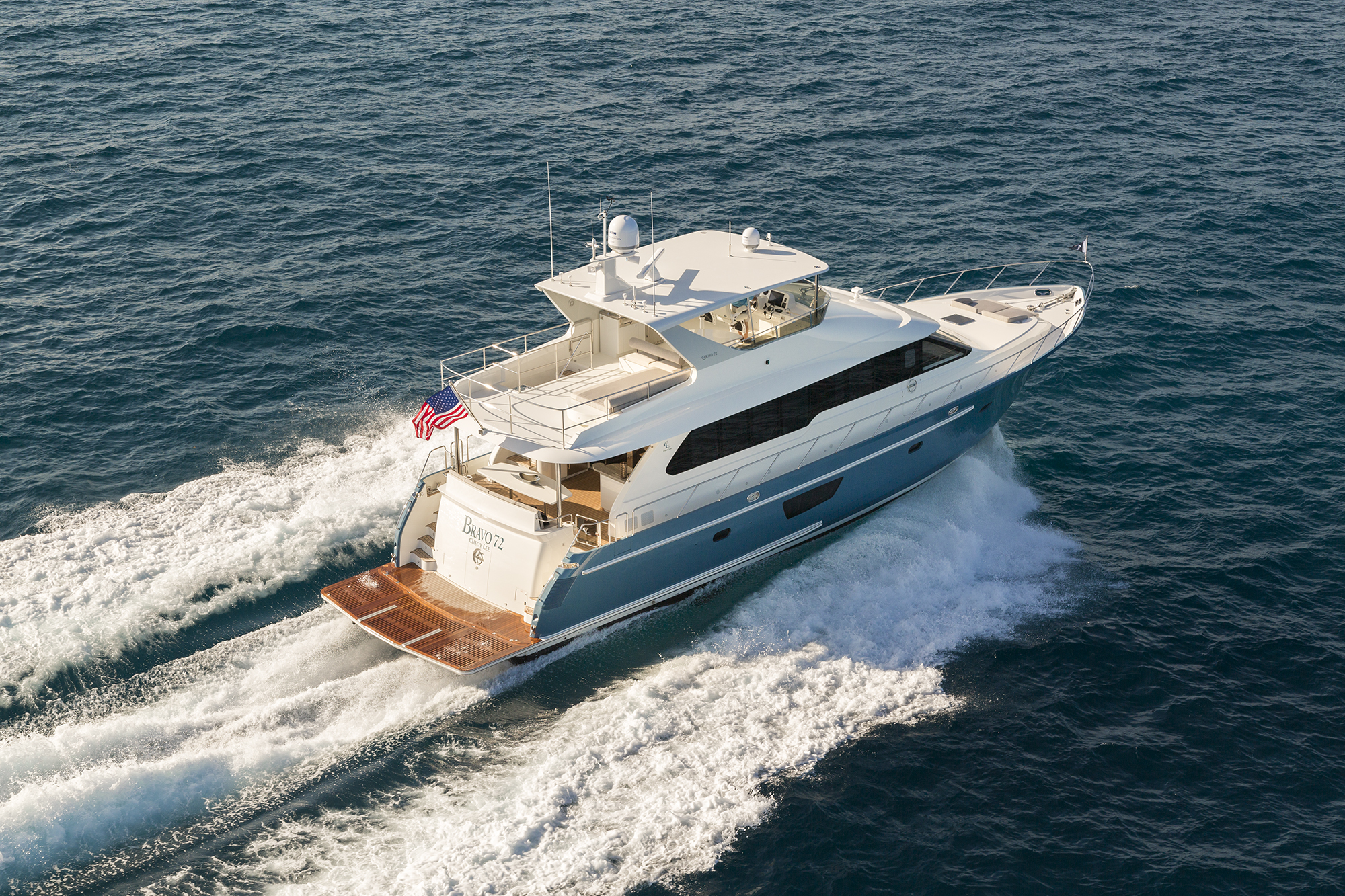 Cheoy Lee Bravo 72 Aerial 8683 ©Jim Raycroft