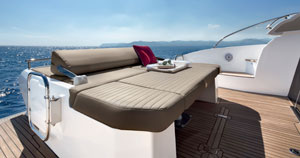 Azimut Atlantis 50 Cockpit Sunpad