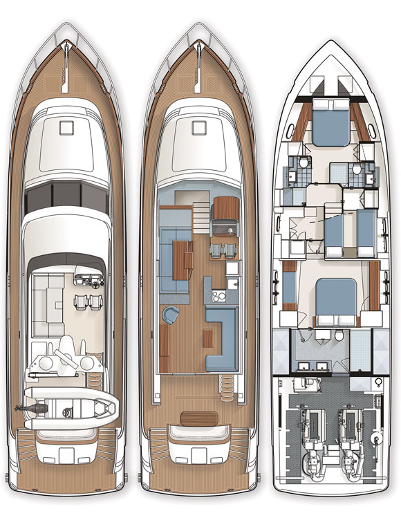 Coastal Craft 65 Concord deck plans