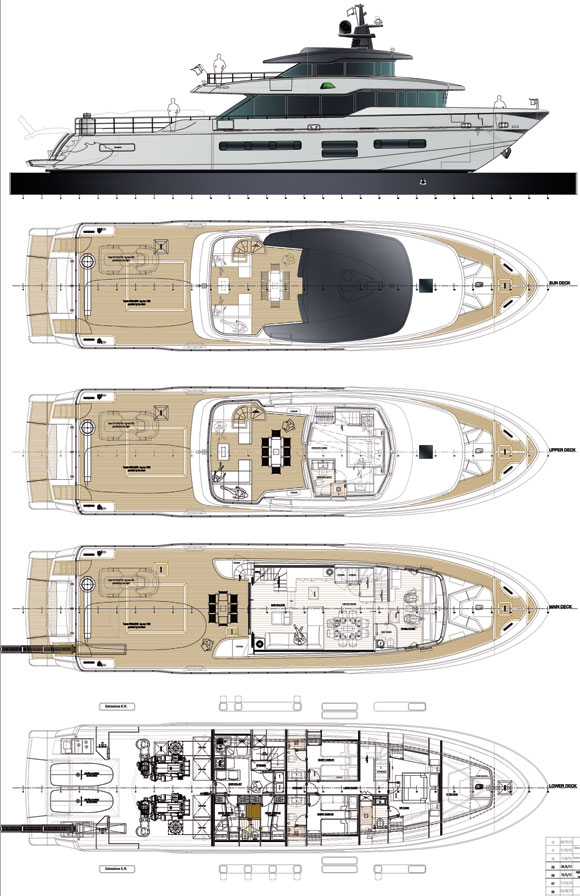 Oceanic 90 STS Expedition Yacht deck plans