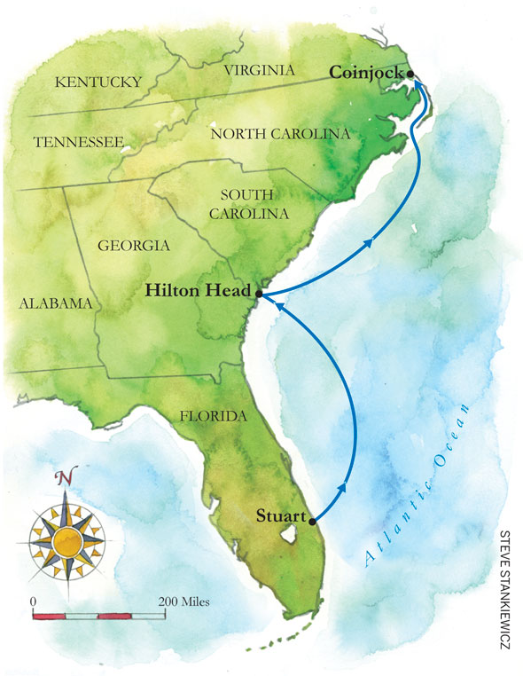 Map of trip