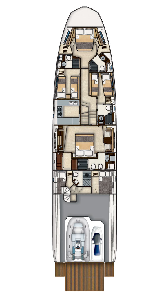 Azimut 77S deckplans