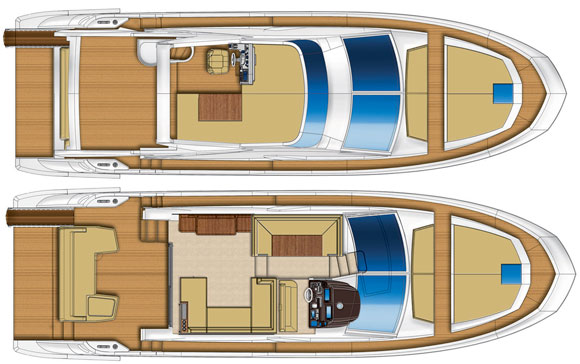 Azimut 50 deckplans