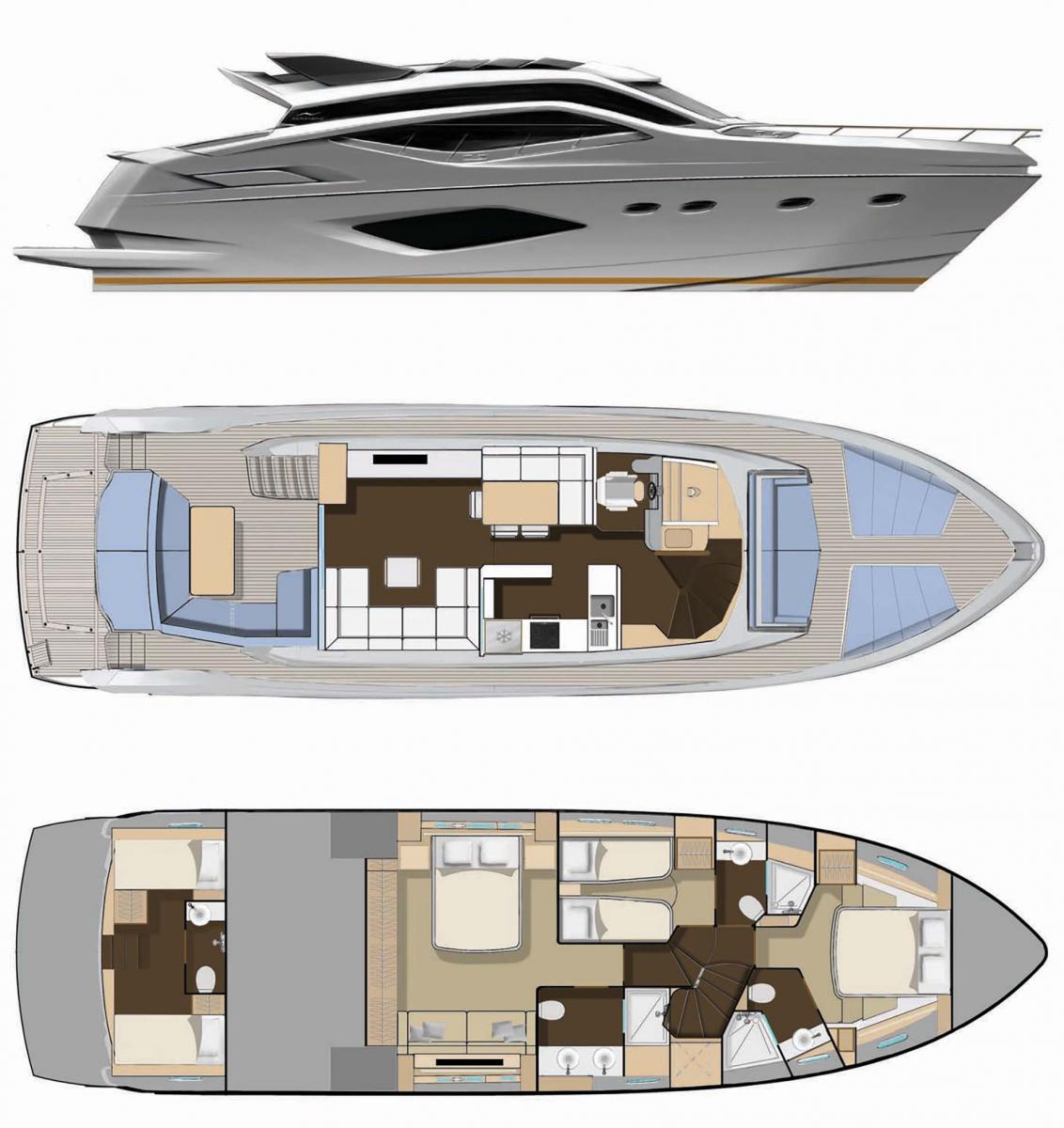 Numarine 62 Layout diagram