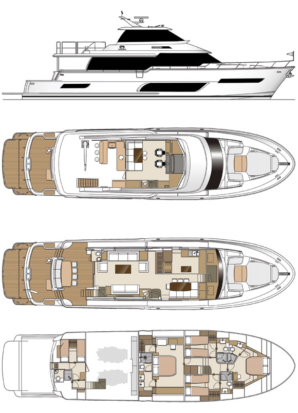 Horizon V80 deckplans