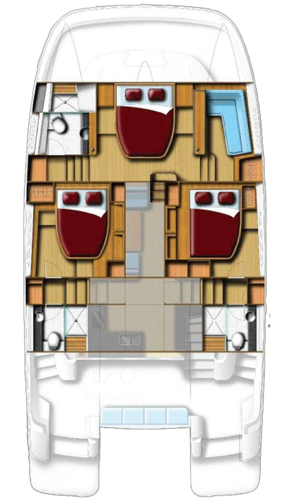 Aquila 44 deckplan